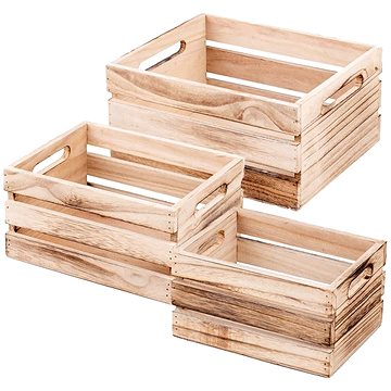 Emocio Set bedýnek bez motivu, dřevo, přírodní 300 × 250 × 150/250 × 200 × 130/200 × 150 × 110 mm
Emocio Set bedýnek bez motivu, dřevo, přírodní 300 × 250 × 150/250 × 200 × 130/200 × 150 × 110 mm