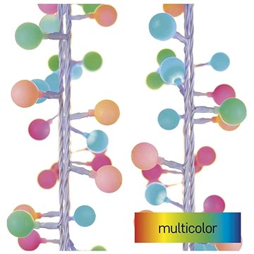 EMOS LED světelný cherry řetěz – kuličky 2,5 cm, 4 m, venkovní i vnitřní, multicolor, časovač
EMOS LED světelný cherry řetěz – kuličky 2,5 cm, 4 m, venkovní i vnitřní, multicolor, časovač