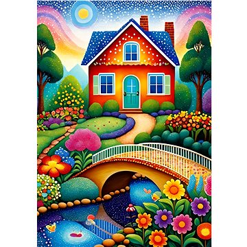 ENJOY Puzzle Barevný dům 1000 dílků 
ENJOY Puzzle Barevný dům 1000 dílků