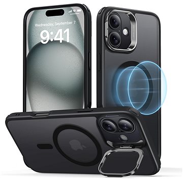 ESR Classic Hybrid Case with Stash Stand (HaloLock), Compatible with iPhone 16, Frosted Black
ESR Classic Hybrid Case with Stash Stand (HaloLock), Compatible with iPhone 16, Frosted Black