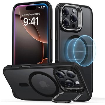 ESR Classic Hybrid Case with Stash Stand (HaloLock), Compatible with iPhone 16 Pro, Frosted Black
ESR Classic Hybrid Case with Stash Stand (HaloLock), Compatible with iPhone 16 Pro, Frosted Black