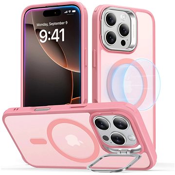 ESR Classic Hybrid Case with Stash Stand (HaloLock), Compatible with iPhone 16 Pro, Frosted Pink
ESR Classic Hybrid Case with Stash Stand (HaloLock), Compatible with iPhone 16 Pro, Frosted Pink