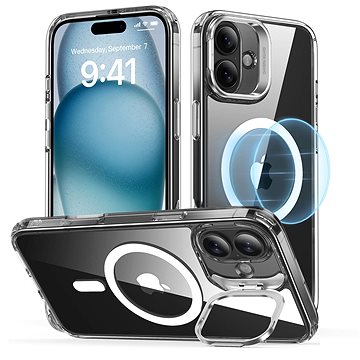 ESR Classic Hybrid Case with Stash Stand (HaloLock), Compatible with iPhone 16 Plus, Clear
ESR Classic Hybrid Case with Stash Stand (HaloLock), Compatible with iPhone 16 Plus, Clear