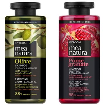 Farcom Mea Natura Šampon Gr. Jablko, ochrana barvy, 300 ml + Olivový šampon Síla a Jemnost 300 ml
Farcom Mea Natura Šampon Gr. Jablko, ochrana barvy, 300 ml + Olivový šampon Síla a Jemnost 300 ml