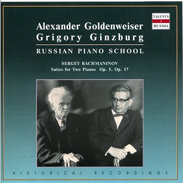 Ginzburg Grigory, Goldenweiser Alexander: Rachmaninov - Suites for Two Pianos - Instrumental - CD
Ginzburg Grigory, Goldenweiser Alexander: Rachmaninov - Suites for Two Pianos - Instrumental - CD
