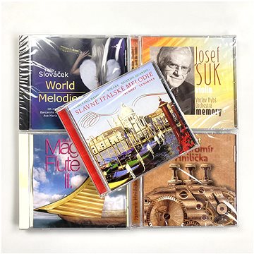 Suk Josef, Slováček Felix, Ball Richard, Hnilička Jaromír: Kolekce Orchestrální CD (5xCD) - CD
Suk Josef, Slováček Felix, Ball Richard, Hnilička Jaromír: Kolekce Orchestrální CD (5xCD) - CD