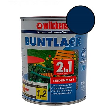 Wilckens Vodouředitelná univerzální akrylátová matná barva 2 v 1 modrá, WI.12451000050
Wilckens Vodouředitelná univerzální akrylátová matná barva 2 v 1 modrá, WI.12451000050