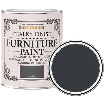 Rust-Oleum Křídová matná barva na nábytek Chalky Finish Furniture Paint, odstín šedé, RO.14010.HU.0.
Rust-Oleum Křídová matná barva na nábytek Chalky Finish Furniture Paint, odstín šedé, RO.14010.HU.0.