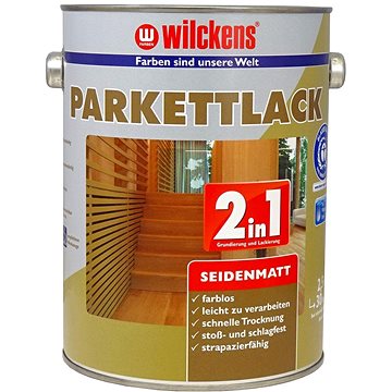 Wilckens Bezbarvý lak na na parkety, dřevěné podlahy a schody 2 v 1 polomat, WI.12400100050
Wilckens Bezbarvý lak na na parkety, dřevěné podlahy a schody 2 v 1 polomat, WI.12400100050