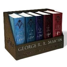 Game of Thrones Leather Cloth Boxed Set: A Game of Thrones / A Clash of Kings / A Storm of Swords /
Game of Thrones Leather Cloth Boxed Set: A Game of Thrones / A Clash of Kings / A Storm of Swords /
