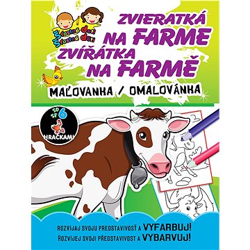 Zvieratká na farme Zvířátka na farmě, maľovanka / omalovánka: Rozvíjaj svoju predstavivosť a vyfarbu
Zvieratká na farme Zvířátka na farmě, maľovanka / omalovánka: Rozvíjaj svoju predstavivosť a vyfarbu