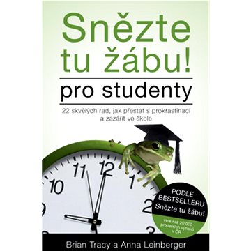 Snězte tu žábu! Pro studenty: 22 skvělých rad, jak přestat s prokrastinací a zazářit ve škole
Snězte tu žábu! Pro studenty: 22 skvělých rad, jak přestat s prokrastinací a zazářit ve škole