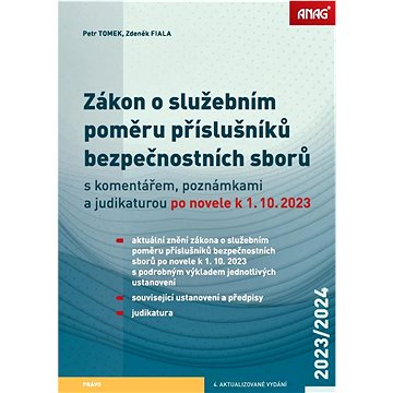 Zákon o služebním poměru příslušníků bezpečnostních sborů: s komentářem, poznámkami a judikaturou po
Zákon o služebním poměru příslušníků bezpečnostních sborů: s komentářem, poznámkami a judikaturou po
