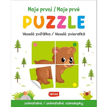 Moje první/Moje prvé puzzle Veselá zvířátka/Veselé zvieratká: snímatelné/snímateľné samolepky
Moje první/Moje prvé puzzle Veselá zvířátka/Veselé zvieratká: snímatelné/snímateľné samolepky