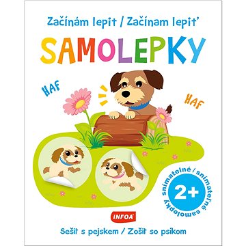 Začínám lepit/Začínam lepiť Samolepky Sešit s pejskem/Zošit so psíkom: snímatelné/snímateľné samolep
Začínám lepit/Začínam lepiť Samolepky Sešit s pejskem/Zošit so psíkom: snímatelné/snímateľné samolep
