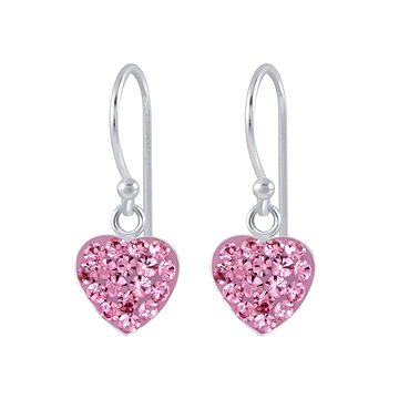 Flor de Cristal Stříbrné náušnice s křišťálovým srdcem, světle růžové (Ag925/1000, 1 g)
Flor de Cristal Stříbrné náušnice s křišťálovým srdcem, světle růžové (Ag925/1000, 1 g)