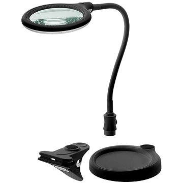 Goobay Stolní lampa s lupou, 100 mm, 3 dioprie, LED osvětlení 6 W, klip a stojánek, černá
Goobay Stolní lampa s lupou, 100 mm, 3 dioprie, LED osvětlení 6 W, klip a stojánek, černá