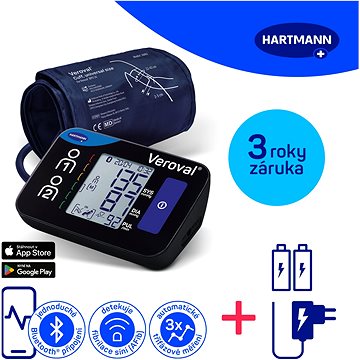 HARTMANN Veroval Compact + Connect s AFIB a Bluetooth připojením + adaptér (set), 3 roky záruka
HARTMANN Veroval Compact + Connect s AFIB a Bluetooth připojením + adaptér (set), 3 roky záruka