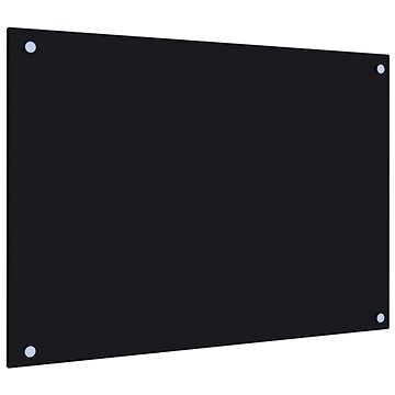 Shumee Kuchyňský panel černý 70 × 50 cm tvrzené sklo 
Shumee Kuchyňský panel černý 70 × 50 cm tvrzené sklo