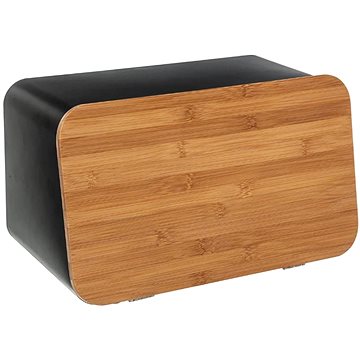 5five Simply Smart Kovový chlebník s bambusovou deskou, černý, 37 × 22,5 × 23,5 cm
5five Simply Smart Kovový chlebník s bambusovou deskou, černý, 37 × 22,5 × 23,5 cm