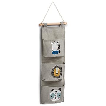Zeller Dětský závěsný organizér – 3 přihrádky, bavlna, motiv zvířata, 35 × 81,5 cm
Zeller Dětský závěsný organizér – 3 přihrádky, bavlna, motiv zvířata, 35 × 81,5 cm