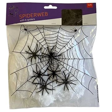 Pavučina bíla 20g + 6 pavouků 
Pavučina bíla 20g + 6 pavouků