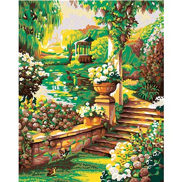 Diamondi - Diamantové malování - KRÁSNÁ KVĚTINOVÁ ZAHRÁDKA S ALTÁNEM, 40x50 cm, Vypnuté plátno na rá
Diamondi - Diamantové malování - KRÁSNÁ KVĚTINOVÁ ZAHRÁDKA S ALTÁNEM, 40x50 cm, Vypnuté plátno na rá