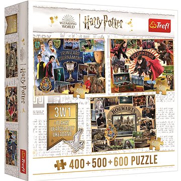 Trefl Puzzle Harry Potter Turnaj tří kouzelníků, Famfrpál a Bradavice 400 + 500 + 600 dílků
Trefl Puzzle Harry Potter Turnaj tří kouzelníků, Famfrpál a Bradavice 400 + 500 + 600 dílků