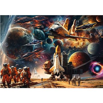 SCHMIDT Puzzle kosmos - Půvab vesmírného cestování: Cesty do vzdálených galaxií 1000 dílků
SCHMIDT Puzzle kosmos - Půvab vesmírného cestování: Cesty do vzdálených galaxií 1000 dílků
