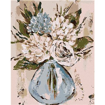 Zátiší modré a bílé květiny ve váze (Haley Bush), 40×50 cm, vypnuté plátno na rám
Zátiší modré a bílé květiny ve váze (Haley Bush), 40×50 cm, vypnuté plátno na rám
