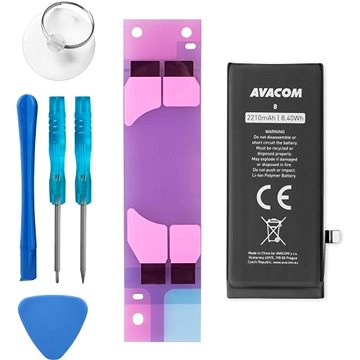 Avacom pro Apple iPhone 8 - vysokokapacitní, Li-Ion 3,82V 2210mAh (náhrada 616-00357)
Avacom pro Apple iPhone 8 - vysokokapacitní, Li-Ion 3,82V 2210mAh (náhrada 616-00357)