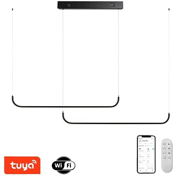 IMMAX NEO LITE PATTINI Smart závěsné svítidlo dvojté černé 56 W, Tuya WiFi s podporou BEACON
IMMAX NEO LITE PATTINI Smart závěsné svítidlo dvojté černé 56 W, Tuya WiFi s podporou BEACON