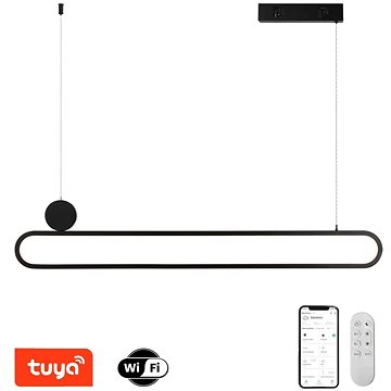 IMMAX NEO LITE OVALE Smart závěsné svítidlo černé 122 cm, 50 W, Tuya WiFi s podporou BEACON
IMMAX NEO LITE OVALE Smart závěsné svítidlo černé 122 cm, 50 W, Tuya WiFi s podporou BEACON