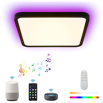 IMMAX NEO LITE TUDO Smart stropní svítidlo s RGB podsvícením 40x40cm, 50W Tuya WiFi černé
IMMAX NEO LITE TUDO Smart stropní svítidlo s RGB podsvícením 40x40cm, 50W Tuya WiFi černé