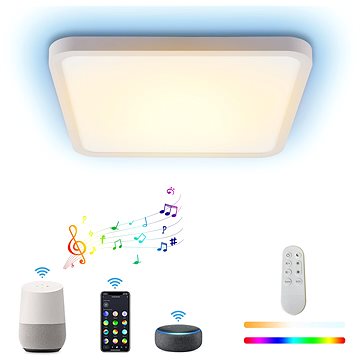 IMMAX NEO LITE TUDO Smart stropní svítidlo s RGB podsvícením 40x40cm, 50W Tuya WiFi bílé
IMMAX NEO LITE TUDO Smart stropní svítidlo s RGB podsvícením 40x40cm, 50W Tuya WiFi bílé