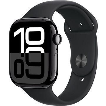 Apple Watch Series 10 42mm Cellular Klavírně černý hliník s černým sportovním řemínkem - M/L
Apple Watch Series 10 42mm Cellular Klavírně černý hliník s černým sportovním řemínkem - M/L