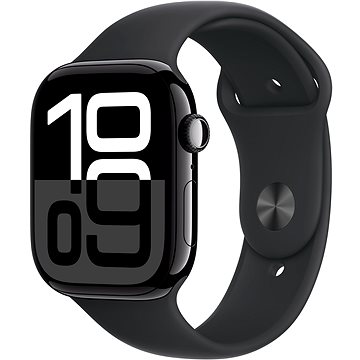 Apple Watch Series 10 46mm Cellular Klavírně černý hliník s černým sportovním řemínkem - S/M
Apple Watch Series 10 46mm Cellular Klavírně černý hliník s černým sportovním řemínkem - S/M