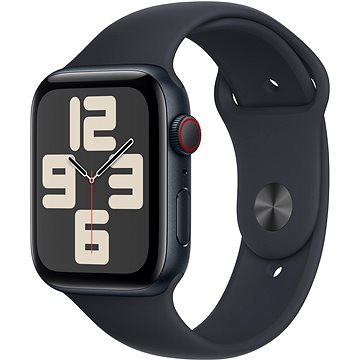 Apple Watch SE Cellular 44mm Temně inkoustový hliník s temně inkoustovým sportovním řemínkem - M/L
Apple Watch SE Cellular 44mm Temně inkoustový hliník s temně inkoustovým sportovním řemínkem - M/L