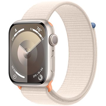 Apple Watch Series 9 45mm Hvězdně bílý hliník s hvězdně bílým provlékacím sportovním řemínkem
Apple Watch Series 9 45mm Hvězdně bílý hliník s hvězdně bílým provlékacím sportovním řemínkem