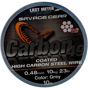 Savage Gear Carbon49 0,48mm 11kg 24lb 10m Coated Grey
Savage Gear Carbon49 0,48mm 11kg 24lb 10m Coated Grey