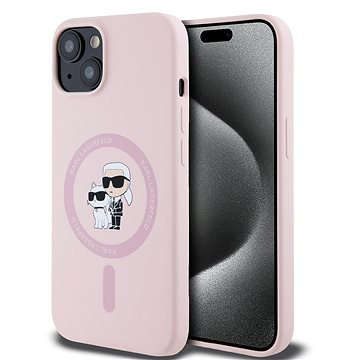Karl Lagerfeld Liquid Silicone Karl and Choupette MagSafe Zadní Kryt pro iPhone 14 Pink
Karl Lagerfeld Liquid Silicone Karl and Choupette MagSafe Zadní Kryt pro iPhone 14 Pink