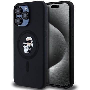 Karl Lagerfeld Liquid Silicone Karl and Choupette MagSafe Zadní Kryt pro iPhone 15 Pro Max Black
Karl Lagerfeld Liquid Silicone Karl and Choupette MagSafe Zadní Kryt pro iPhone 15 Pro Max Black