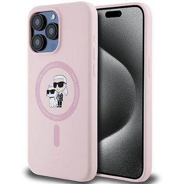 Karl Lagerfeld Liquid Silicone Karl and Choupette MagSafe Zadní Kryt pro iPhone 15 Pro Pink
Karl Lagerfeld Liquid Silicone Karl and Choupette MagSafe Zadní Kryt pro iPhone 15 Pro Pink
