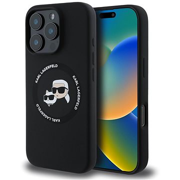 Karl Lagerfeld Liquid Silicone K&CH Heads MagSafe Zadní Kryt pro iPhone 16 Pro Max Black
Karl Lagerfeld Liquid Silicone K&CH Heads MagSafe Zadní Kryt pro iPhone 16 Pro Max Black