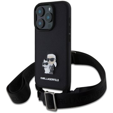 Karl Lagerfeld Saffiano Crossbody Popruh Metal Karl and Choupette Zadní Kryt pro iPhone 16 Pro Max B
Karl Lagerfeld Saffiano Crossbody Popruh Metal Karl and Choupette Zadní Kryt pro iPhone 16 Pro Max B