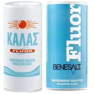 KALAS FLUOR Jemná fluorovaná jodovaná mořská sůl 250 g + BENESŮL Fluoridovaná jodizovaná 250 g
KALAS FLUOR Jemná fluorovaná jodovaná mořská sůl 250 g + BENESŮL Fluoridovaná jodizovaná 250 g