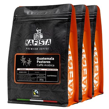 Kafista "Guatemala Pastores" -Zrnková káva, 100% Arabica, espresso Káva, Pražená v Itálii 3 × 250 g
Kafista "Guatemala Pastores" -Zrnková káva, 100% Arabica, espresso Káva, Pražená v Itálii 3 × 250 g