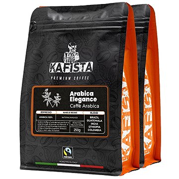 Kafista Zrnková Káva "Arabica Elegance" – 100% Arabica směs, Pražená v Itálii 2 × 250 g
Kafista Zrnková Káva "Arabica Elegance" – 100% Arabica směs, Pražená v Itálii 2 × 250 g