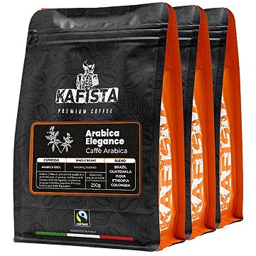 Kafista Zrnková Káva "Arabica Elegance" – 100% Arabica směs, Pražená v Itálii 3 × 250 g
Kafista Zrnková Káva "Arabica Elegance" – 100% Arabica směs, Pražená v Itálii 3 × 250 g