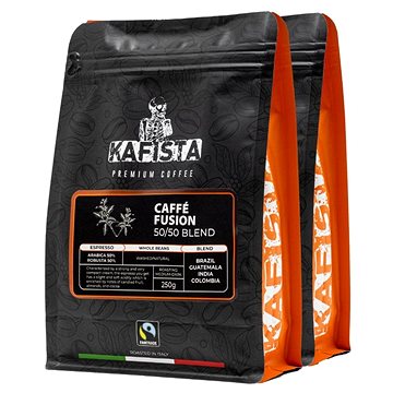 Kafista Zrnková Káva "Café Fusion 50 / 50" – Směs Arabica & Robusta, espresso 2 × 250 g
Kafista Zrnková Káva "Café Fusion 50 / 50" – Směs Arabica & Robusta, espresso 2 × 250 g